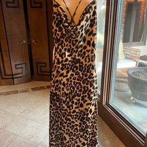 Leopard Print Maxi Dress